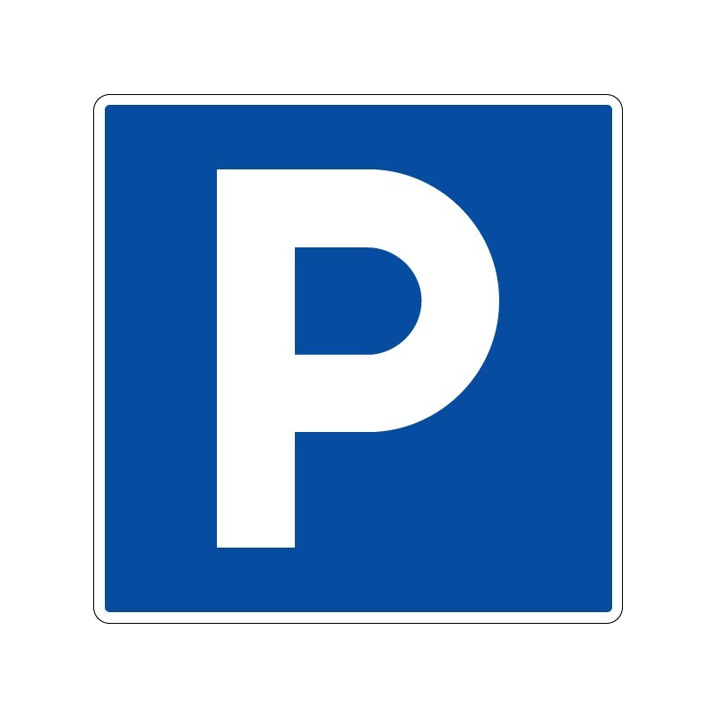 Panneaux C1a de stationnement avec pictogramme Parking signalisation en PVC, adhésif ou alu Dibond