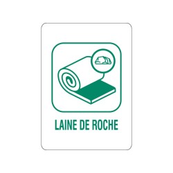 Panneau déchèterie laine de roche en adhésif, alu Dibond et PVC