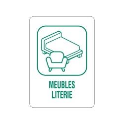 Panneau déchèterie meubles mousses et plastiques en adhésif, alu Dibond et PVC