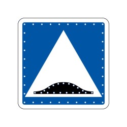 Panneau C27 de signalisation lumineux renforcé par LEDS