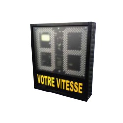 Panneaux radars de vitesse pédagogiques renforcés à LED