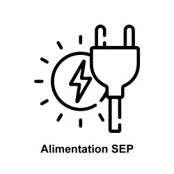 Coffret alimentation SEP pour panneaux lumineux renforcés à LED