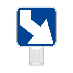 Balises plastique autorelevables J5 droite