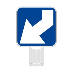 Balises plastique autorelevables J5 gauche