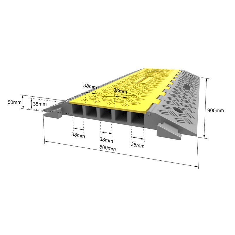 Passe câbles 5 canaux