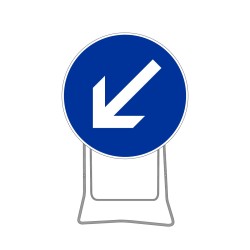 Panneau B21 sur support acier