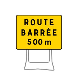 Panneau KC1 sur support acier avec disque