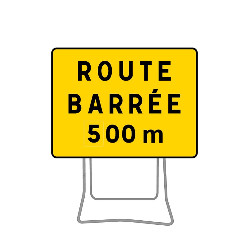 Panneau KC1 sur support acier avec disque