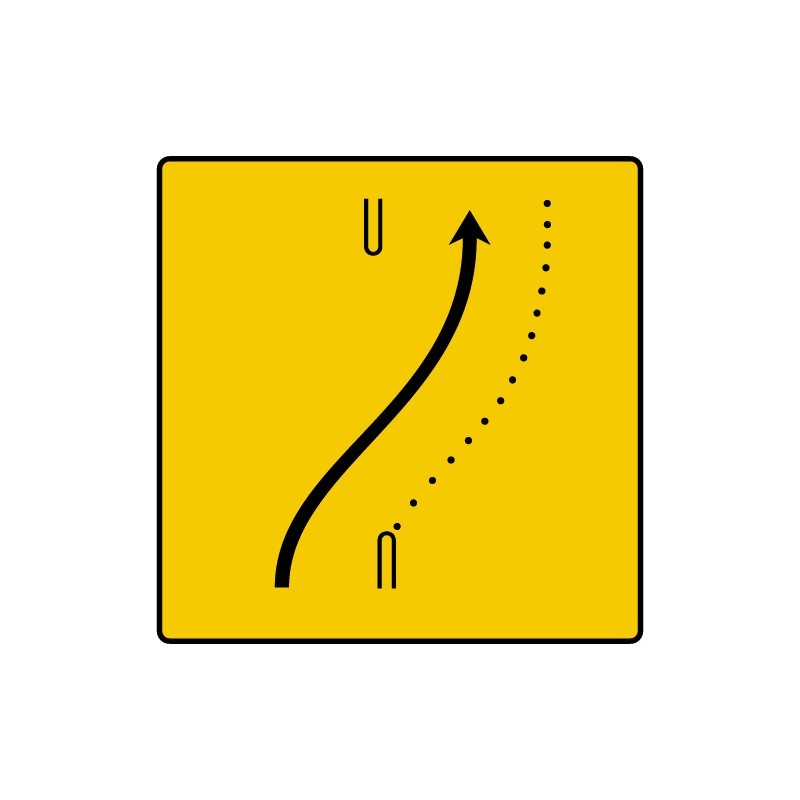 Panneau temporaire Kd8 1d