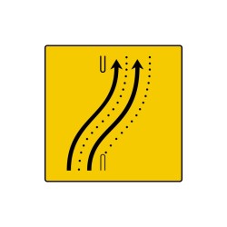 Panneau temporaire Kd8 2d