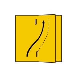 Panneau temporaire type KD avec volet