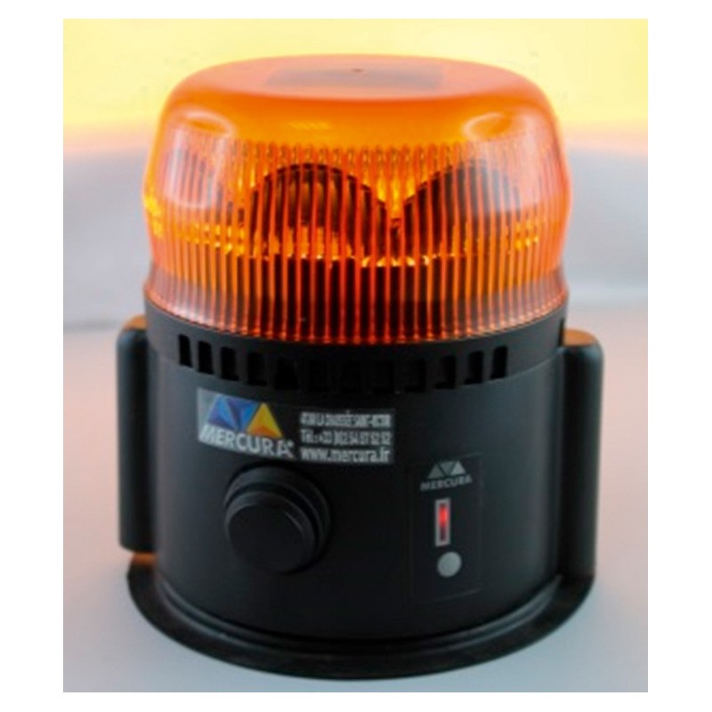 Gyrophare LED magnétique autonome avec chargeur