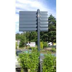 Kit de fixation lame en applique