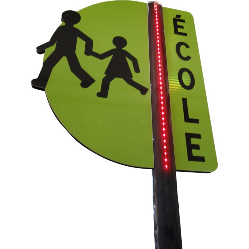 Panneau et mât Child'Run