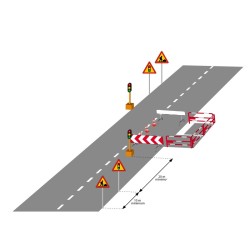 Feu de chantier tricolore règles