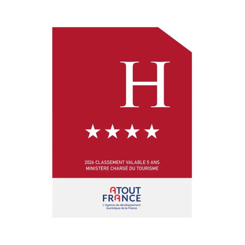 Panonceau Classement Hôtel 4 étoiles