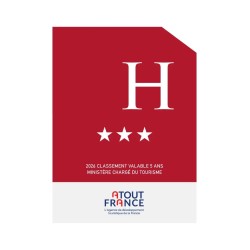Panonceau Classement Hôtel 3 étoiles
