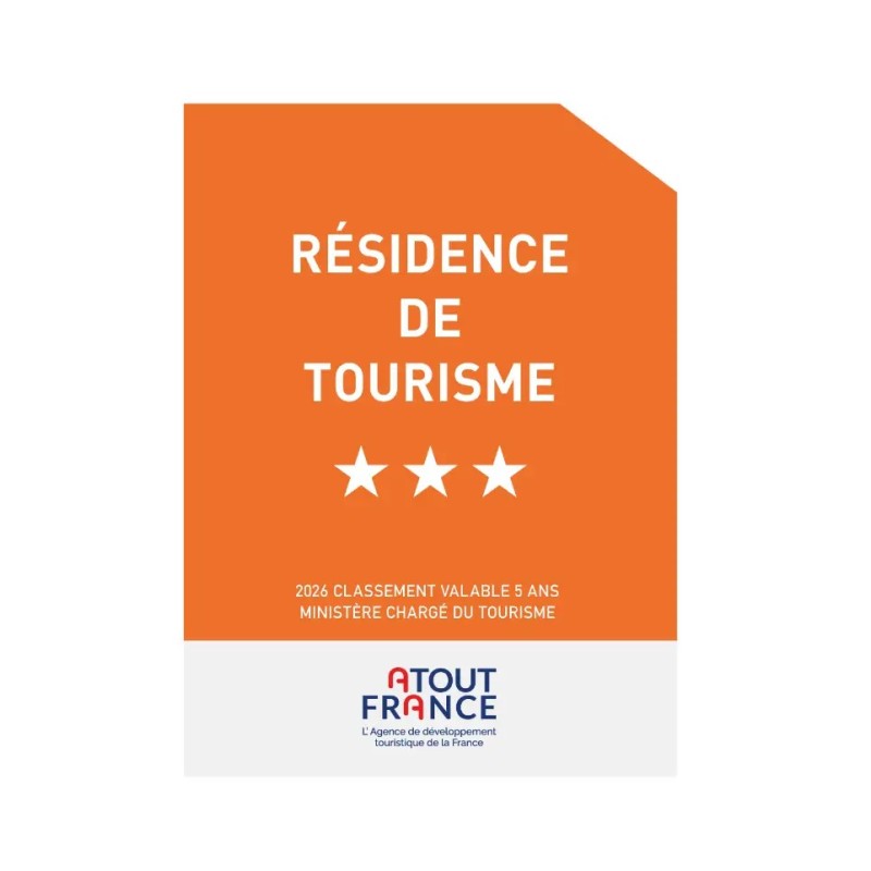Panonceau résidence de tourisme 3 étoiles