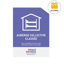 Panonceau auberge collective classée