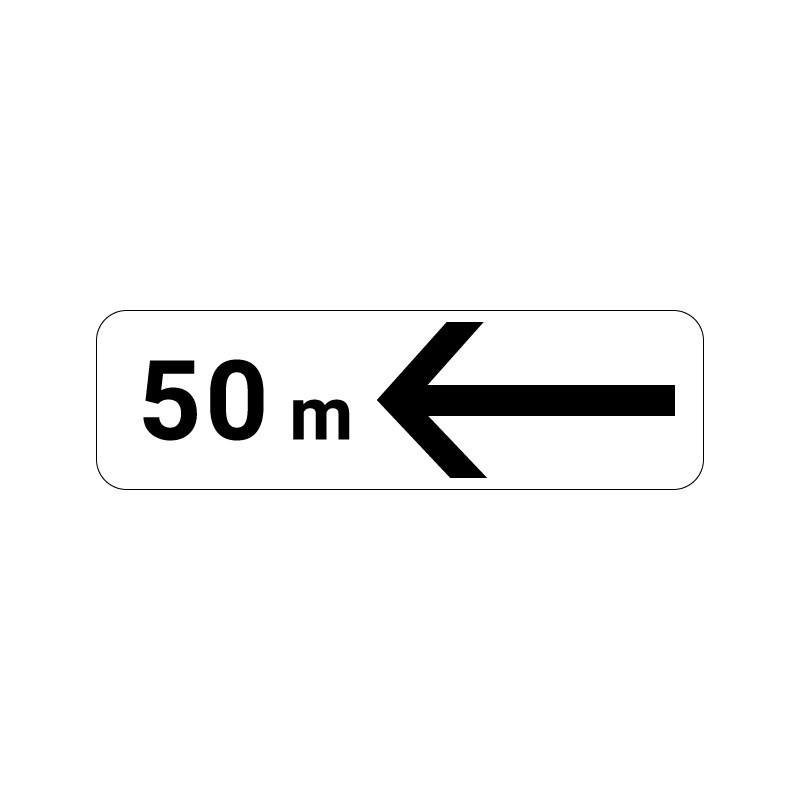 Panonceau de signalisation M3b4 de position ou directionnel, signalisation en PVC, adhésif ou alu Dibond