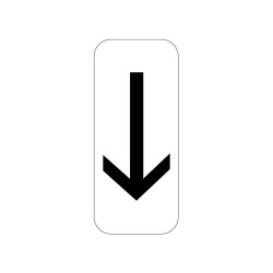 Panonceau M8b début d'interdiction, signalisation en PVC, adhésif ou alu Dibond