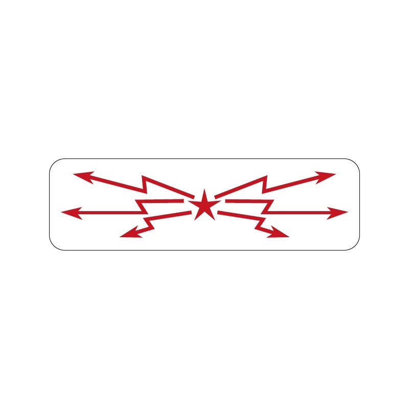 Panonceau de signalisation M9b voie ferrée électrifiée, signalisation en PVC, adhésif ou alu Dibond