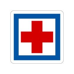 Panneaux Ce1 poste de secours signalisation en PVC, adhésif ou alu Dibond