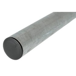 Poteau en acier galvanisé diamètre 60 mm pour panneaux