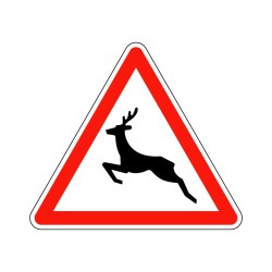 Panneau triangle de priorité AB25 Carrefour à sens giratoire, signalisation en PVC, adhésif ou alu Dibond