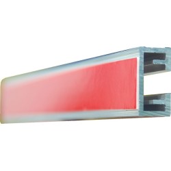 Rail aluminium pour fixation signalétique