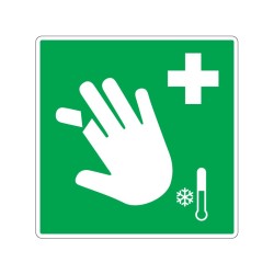 Panneau kit membre sectionné signalisation en PVC, adhésif ou alu Dibond