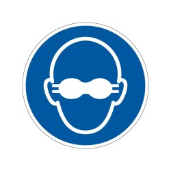 Panneau M007 protection oculaire opaque obligatoire en PVC, alu Dibond ou adhésif