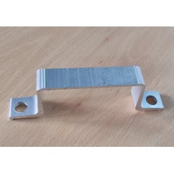 Bride de fixation 80x40 mm pour panneau routier simple face