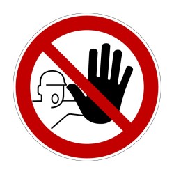 Panneau accès interdit en PVC, alu Dibond ou adhésif