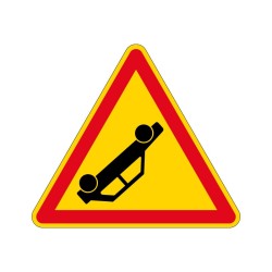 Panneau Ak31 accident temporaire de signalisation en PVC, adhésif ou alu Dibond