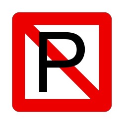 Panneau fluvial A5 - Interdiction de stationner