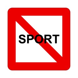 Panneau fluvial A13 - Navigation interdite à toutes les embarcations de sport ou de plaisance