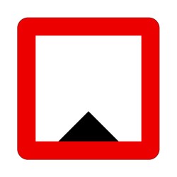 Panneau fluvial C1 - profondeur d'eau limitée