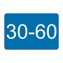 Panneau fluvial E5.2 - Autorisation de stationner entre les deux distances