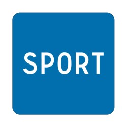 Panneau fluvial E16 - Navigation autorisée pour les embarcations de sport ou de plaisance