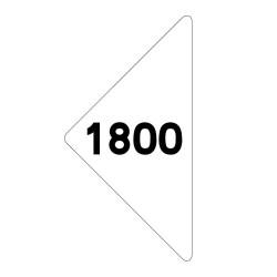 Panneau fluvial cartouche de distance